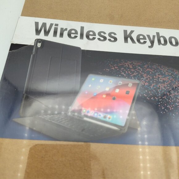 IVSO iPad Pro 12.9 2018 Gray Wireless Bluetooth Keyboard Case Stand - Picture 3 of 8